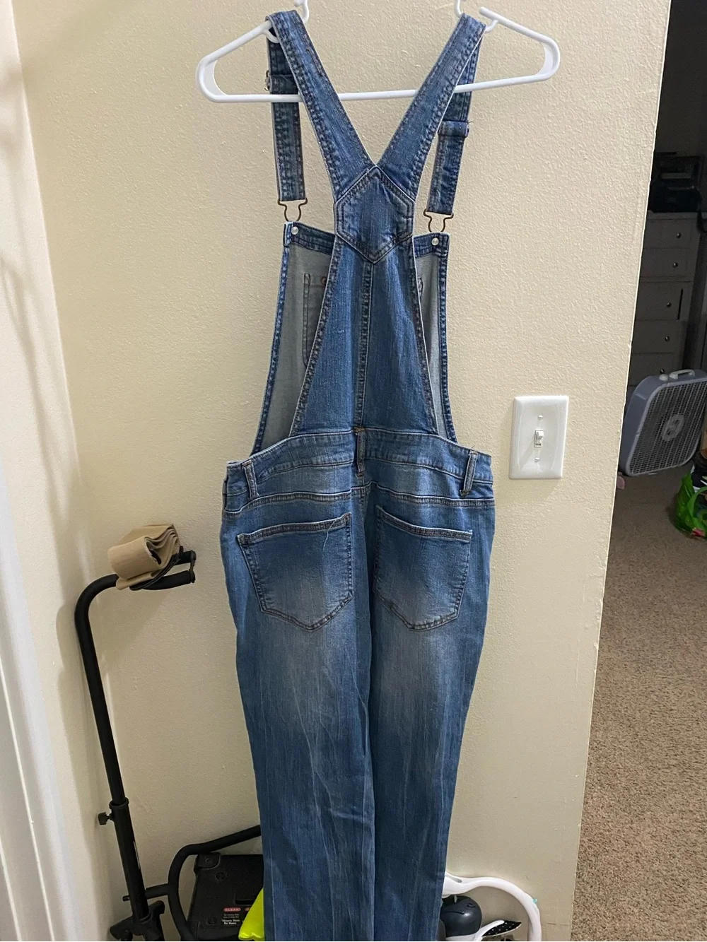 Women's Denim Overalls with Adjustable Straps